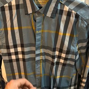 Used twice Burberry shirt  my loss